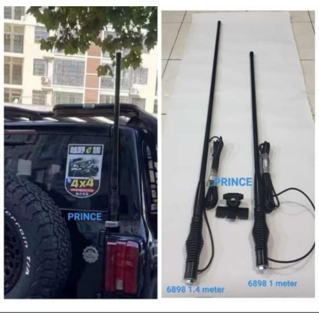 antena HT antena jarak jauh antena jeep antena 1.4 meter dan 1 meter antena import original