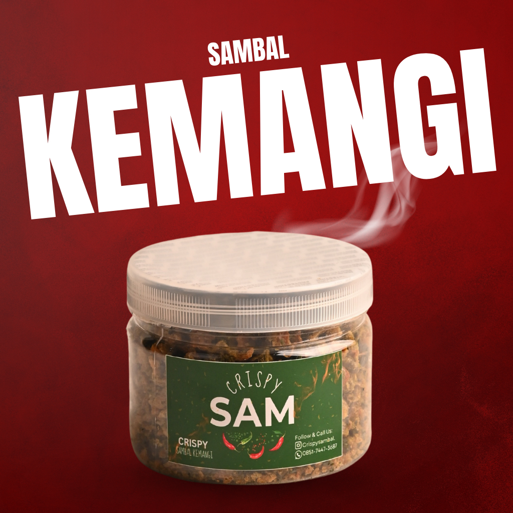 

Crispy Sam Sambal Kemangi Toples 140gr