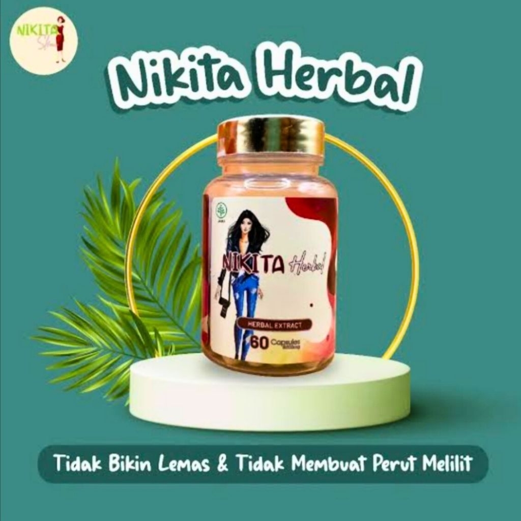 Nikita Herbal by Nikita Mirzani skincare - isi 60 kapsul