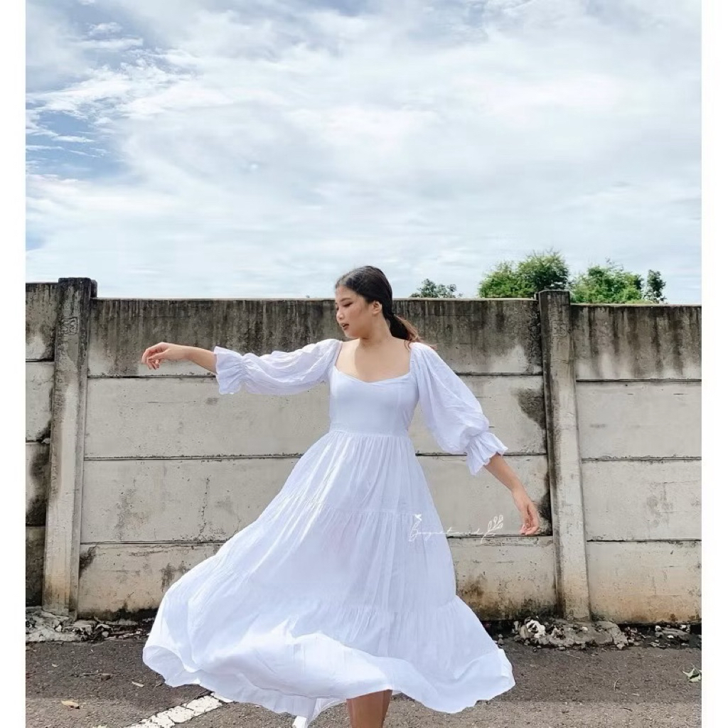 [Preloved NEW] Mauri White Dress Boogieta/ white dress