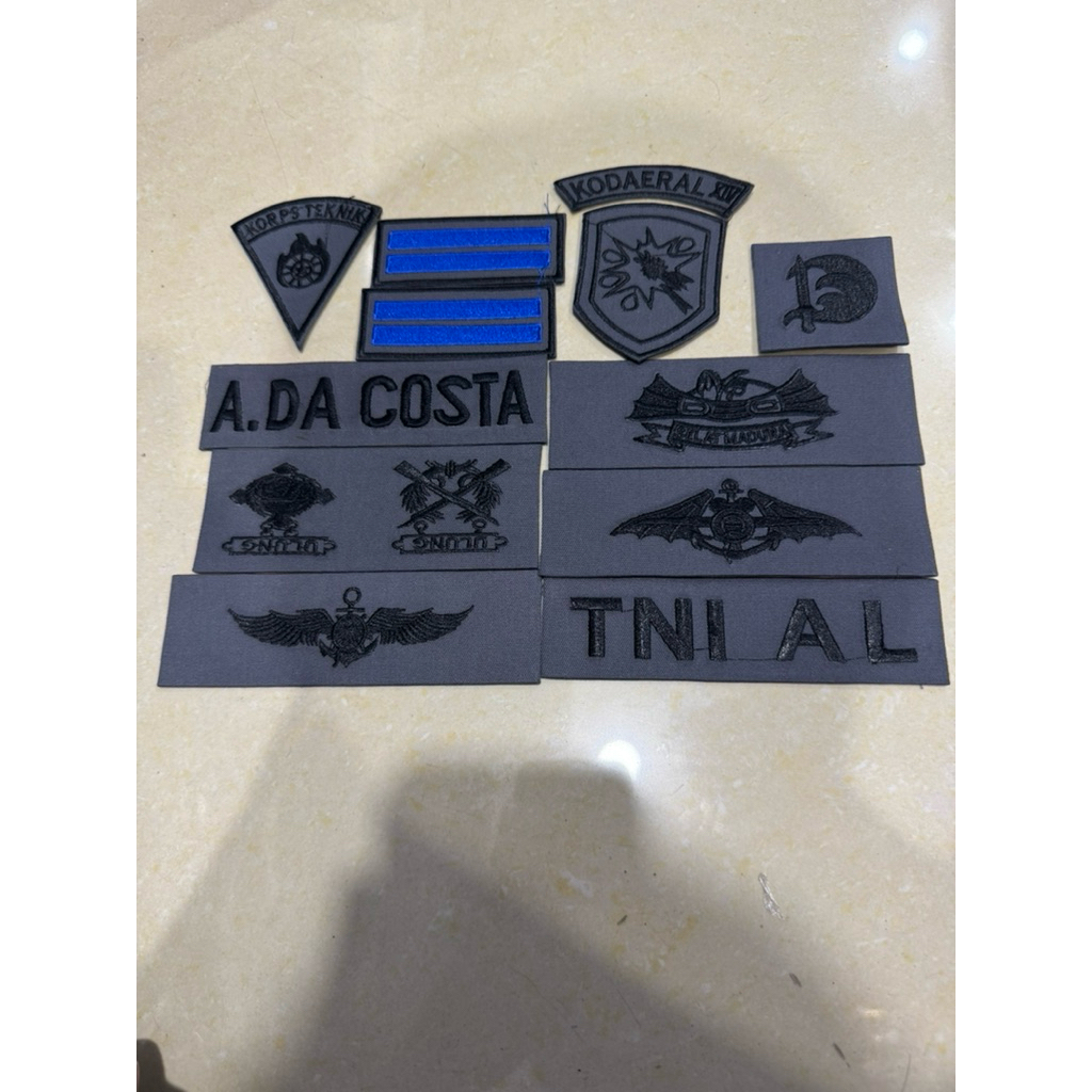 FULL 1 SET LENGKAP Brivet PDL TNI/Atribut PDL TNI AL/Atribut PDL KRI LAYAR TNI AL