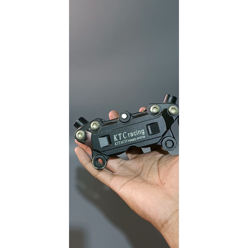 kaliper ktc racing 4p 4 piston forged hitam