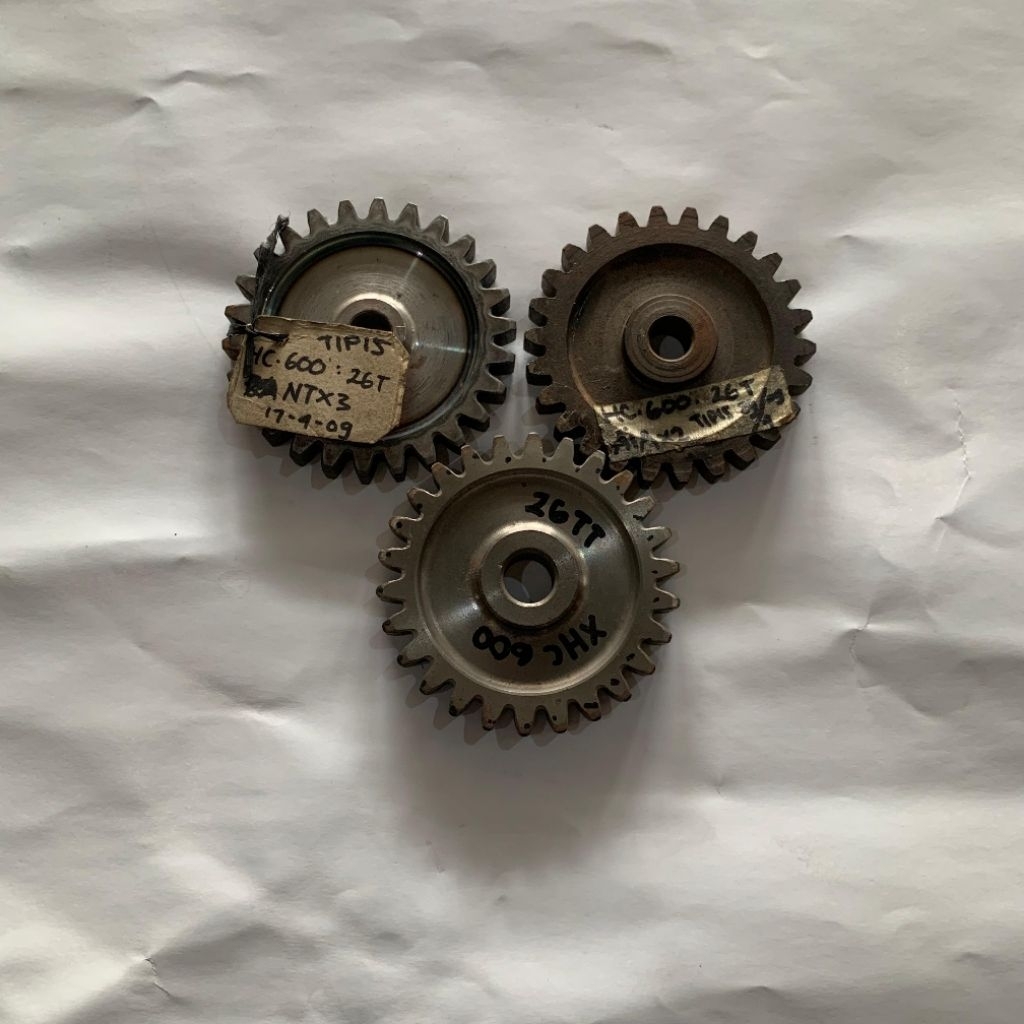 HC600 26T GIGI TIPIS GEAR ISEKI AGRINDO HC 600 MESIN PECAH GABAH