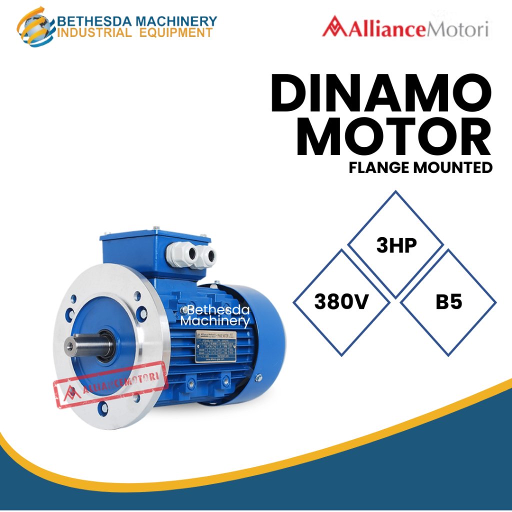 Dinamo Penggerak 3 Hp 2.2 Kw Dinamo Alliance 3 Phase B5