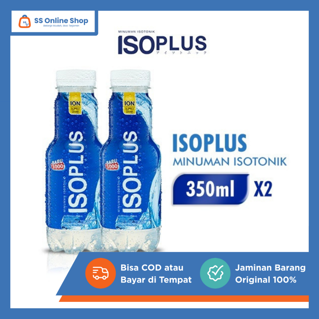 

Isoplus Original & Coco 350ml – 1 Pak Isi 12 Botol | Minuman Isotonik Segar Untuk Olahraga Penyegar Dahaga Minuman Elektrolit Menambah Ion Tubuh Praktis Sehat Cocok Untuk Aktivitas & Sport