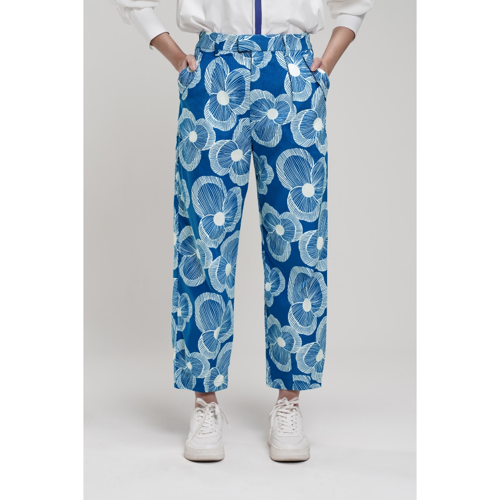 Calla The Label - Karmen Corduroy Pants - Blue