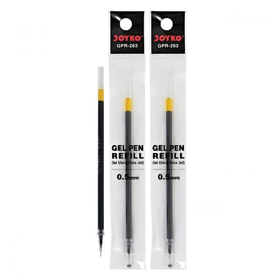 

Refill Gel Pen / Isi Ulang Pulpen Gel Joyko Karakter Joyko Black 0.5mm