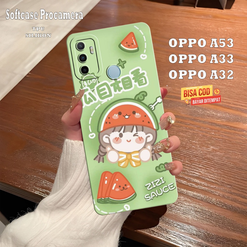 Silikon Hp Oppo A53 Oppo A33 Oppo A32 Oppo A31 - Case Pelindung Layar Ponsel - Cassing Procamera Len