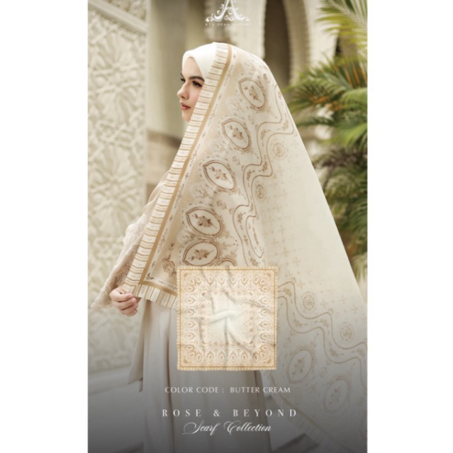 PRELOVED Scarf Ayu Dyah Andari Rose and Beyond ORI