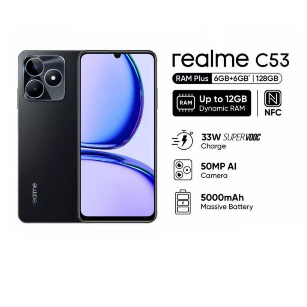 HP REALME C53 8/256 GB - RELMI C53 RAM 8GB ROM 256GB GARANSI RESMI