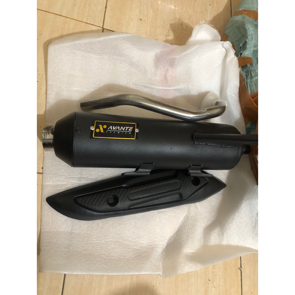 knalpot vario 110 karbu luster