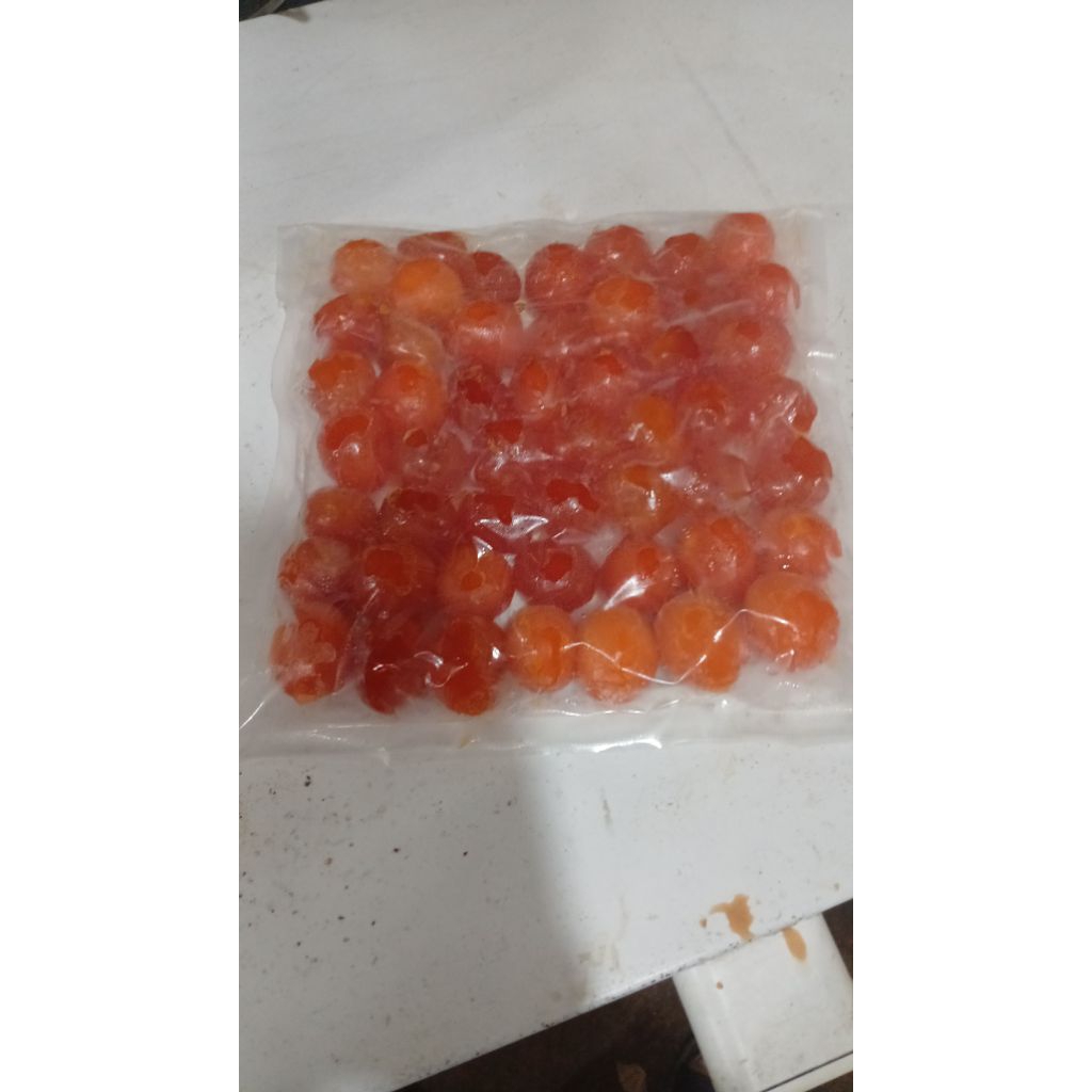 

Frozen cendil telur asin merah