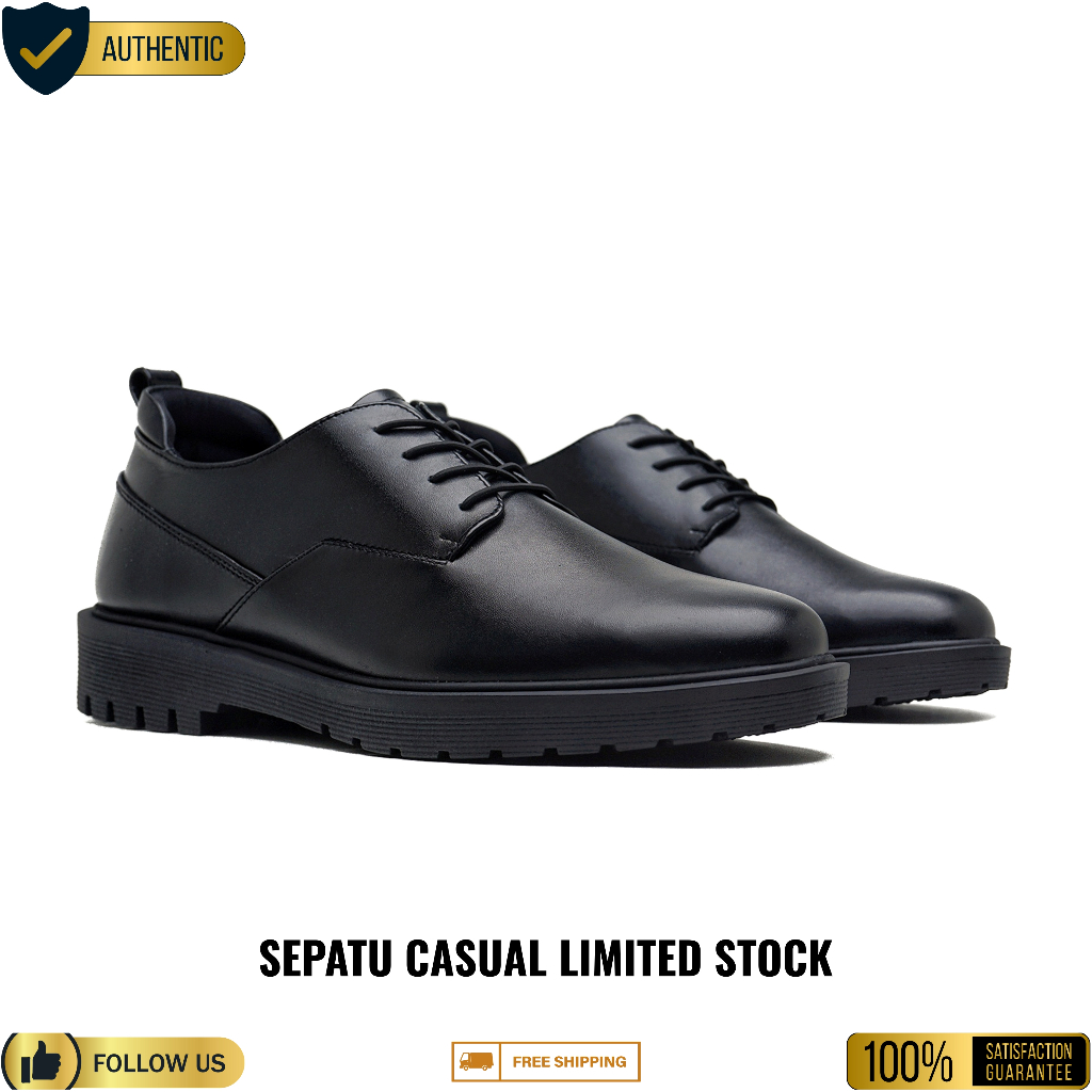 KENZIOS Sepatu Kulit | SEPATU KENZIOS THOM SERIES - Sepatu Semi Formal Pria Kulit Casual Santai