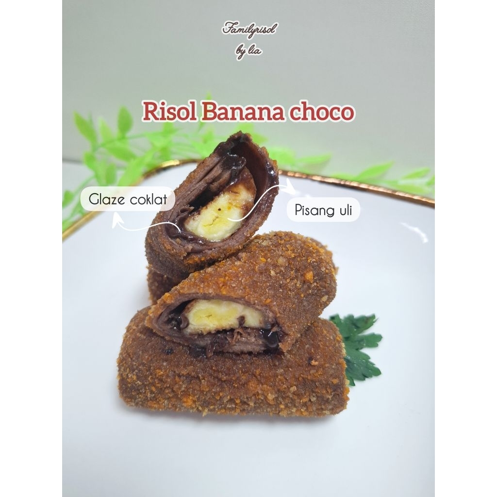Risol pisang coklat lumer (FROZEN) | Risol homemade