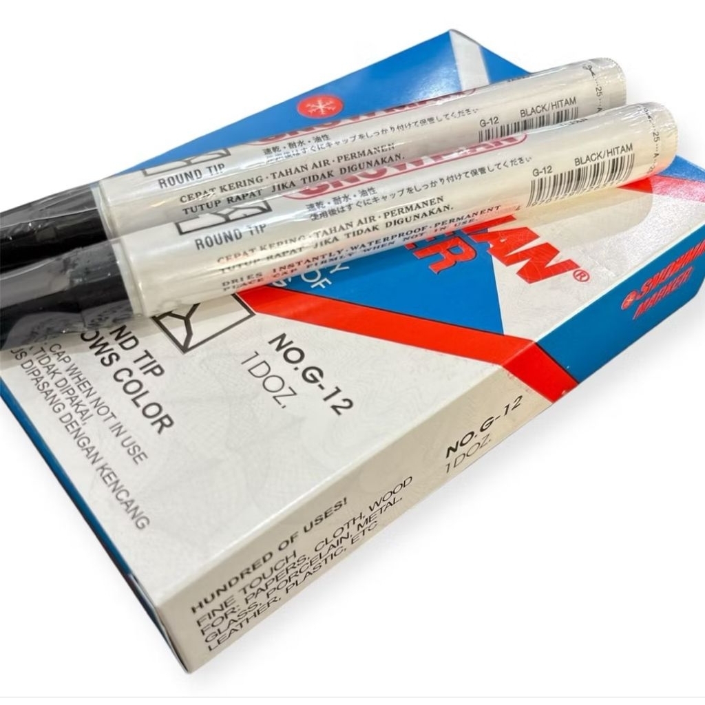 

Spidol Permanen Snowman G12 Snowman Permanent Marker G-12