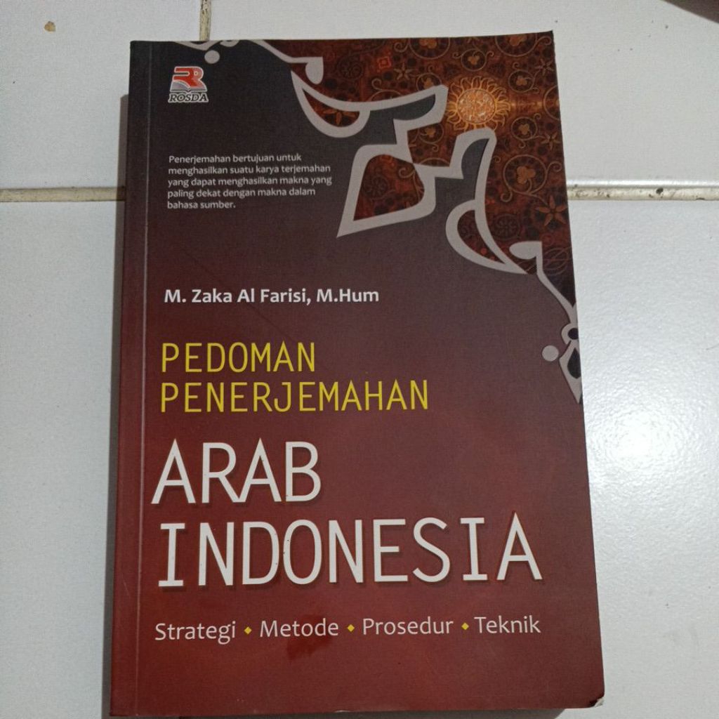 Pedoman penerjemahan arab Indonesia