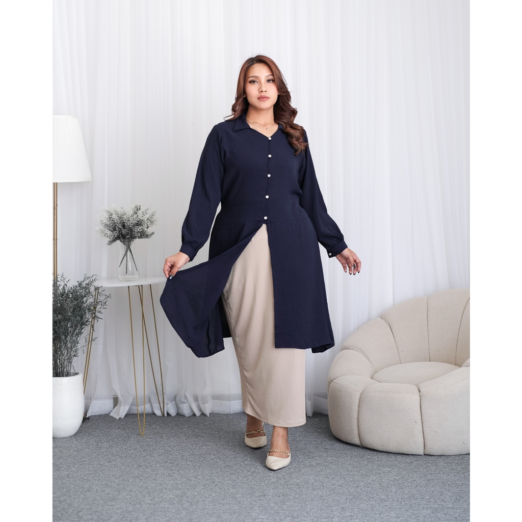 Bigissimo - Lily Tunik | Atasan Wanita Tunik Casual Big Size Jumbo