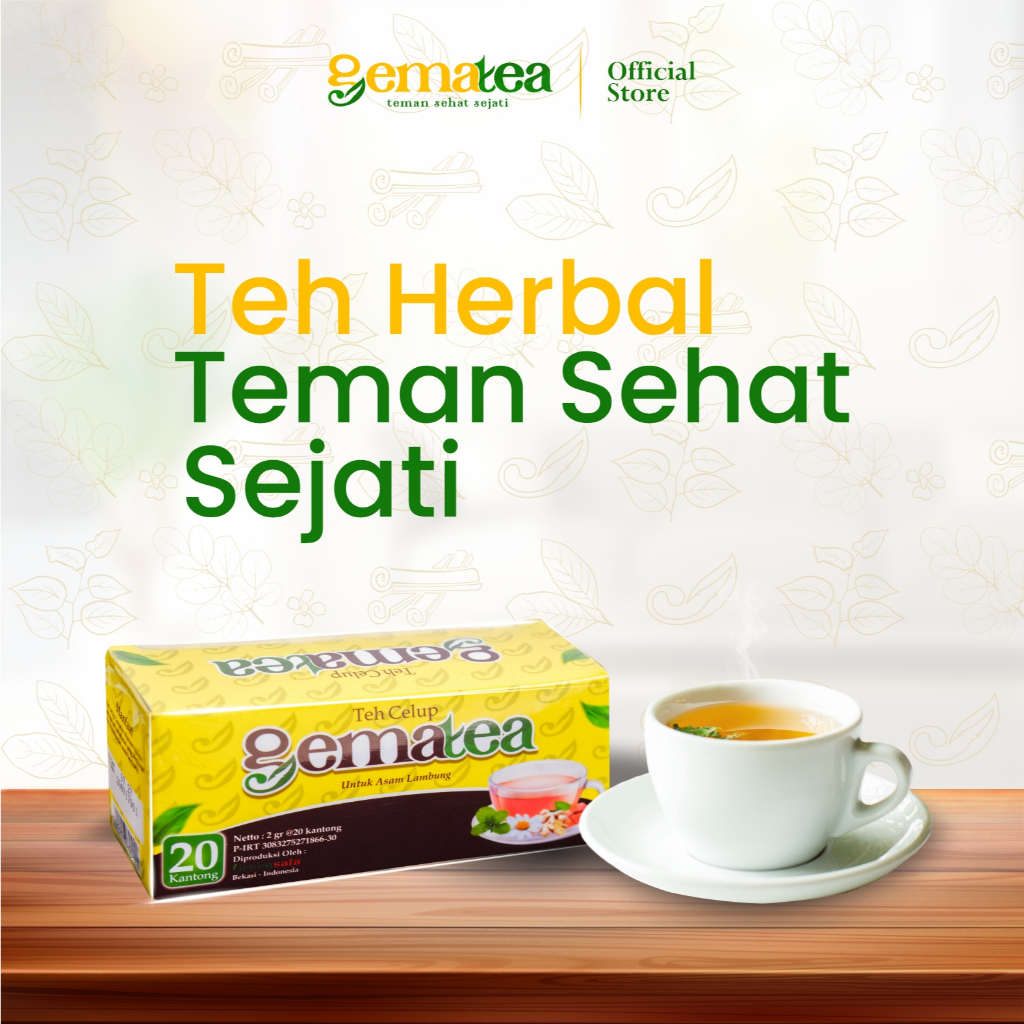 Gematea Teh Celup Untuk Asam Lambung Herbal