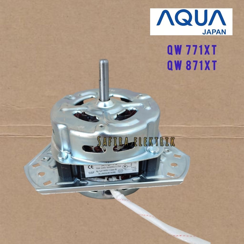 DINAMO PENGERING AQUA 7- 8 KG QW 771XT 871XT / MOTOR SPIN MESIN CUCI 2 TABUNG QW771XT QW871XT