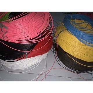 bahan rotan sintetis bulat 2mm setengah  kilo