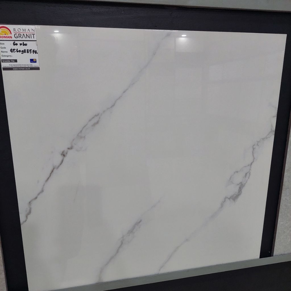 GRANIT MURAH 60X60 ROMAN GT609885FR DFONTINA STATUARIO GLAZED POLISH