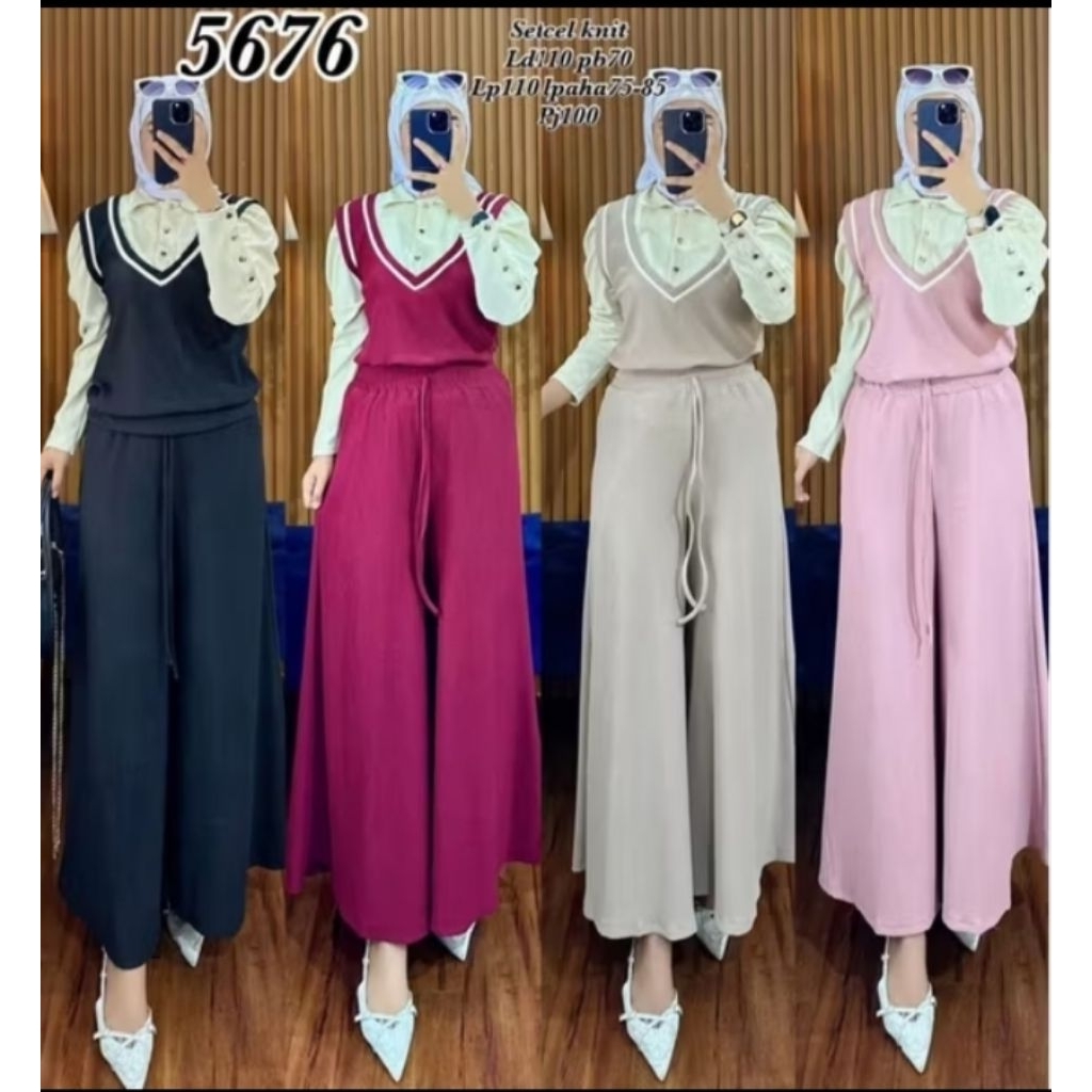 Set knit Miami Inara Palazo Clarke