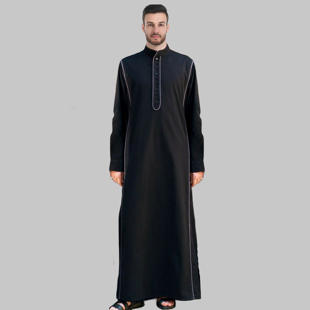 Jubah Muslim Pria Jubah Pria Jubba Muslim Qutaibah Jubah Gamis Pria Muslim Baju Takwa Jubah Muslim P