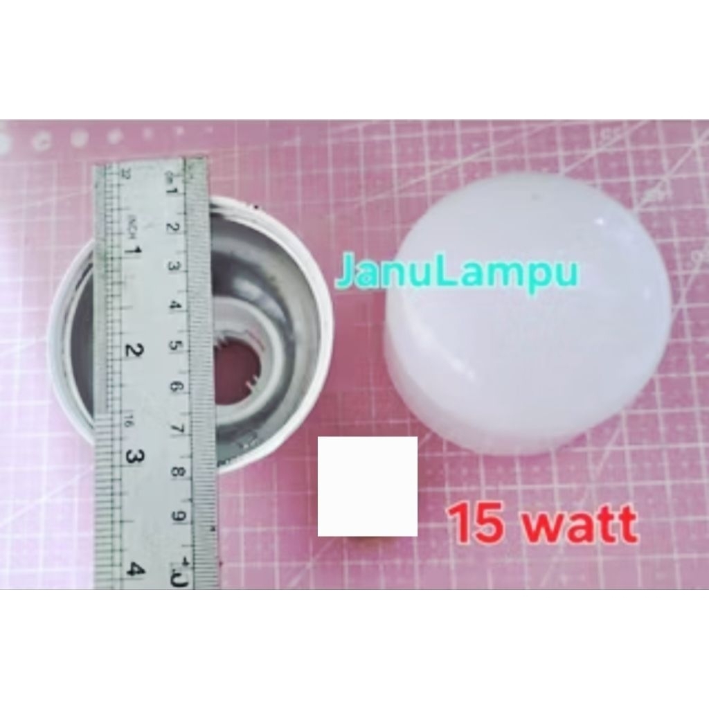 KESING LAMPU LED KAPSUL RETUR PABRIK/BEKAS /BERSEPIDOL10, 15 WATT (BERPENDINGIN)