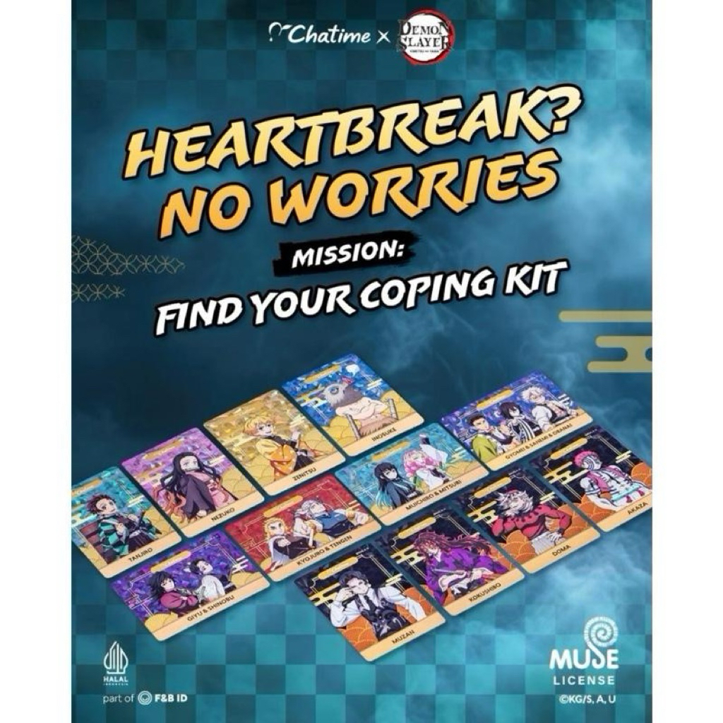 Official Demon Slayer Character Card, Chatime