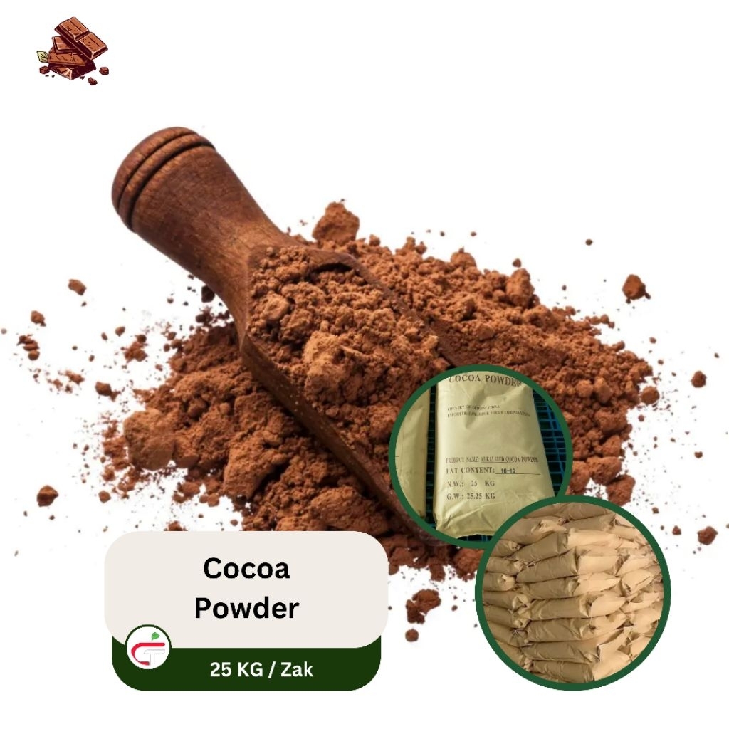 

Bubuk Cokelat Murni Cocoa Powder - Zak / Bulk
