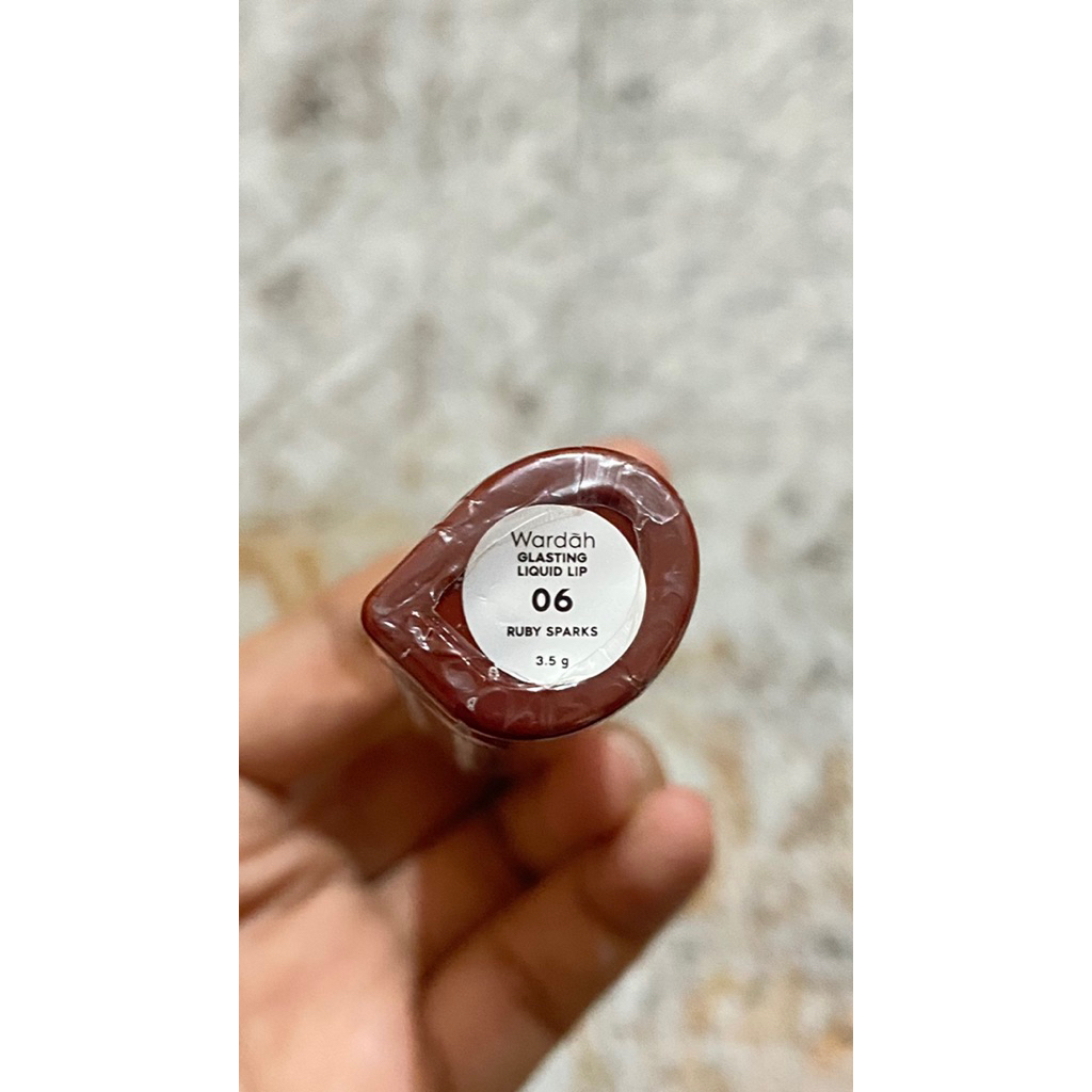 Wardah glasting liquid lip (06 ruby sparks)