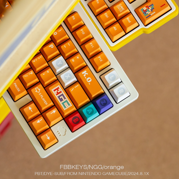 Keycaps FBB NGC Orange Cherry Profile PBT Dye Sub