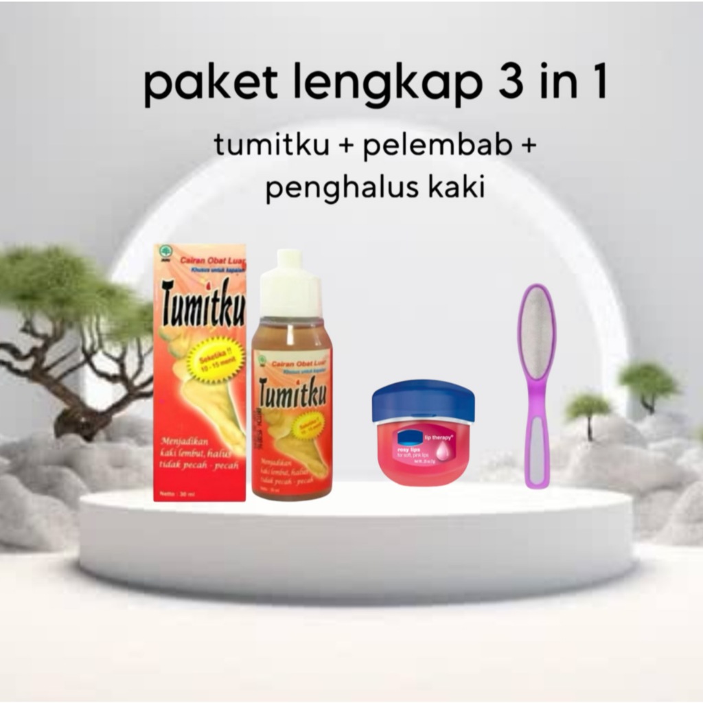 [ BPOM ] Paket Bundling Tumitku+pelembab+penghalus kaki solusi kaki tumit pecah-pecah dan kapalan mu