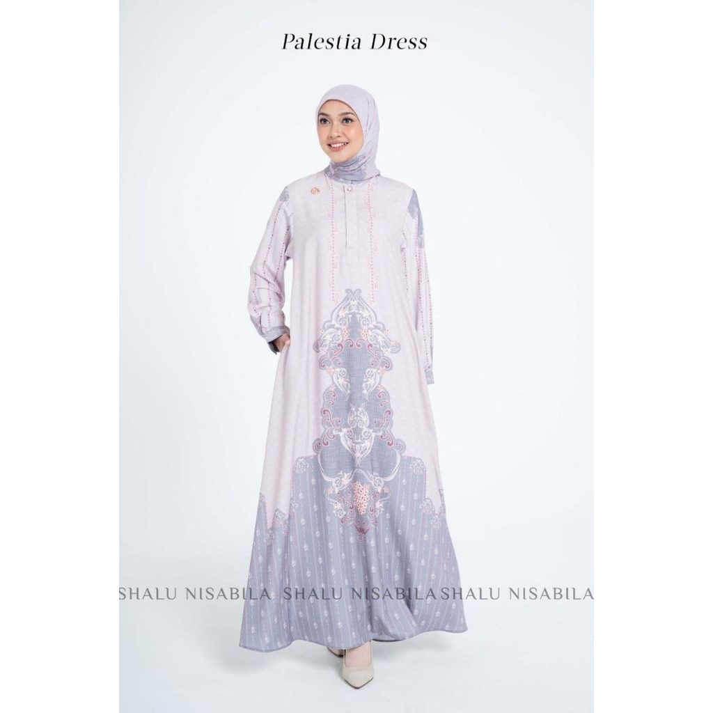 PALESTIA DRESS SET SCARF BY SHALU NISABILA