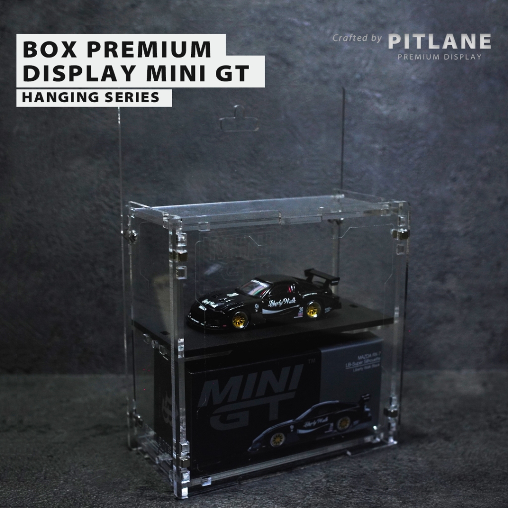 PITLANE Box Premium Display Diecast Akrilik Mini GT Hanging Series
