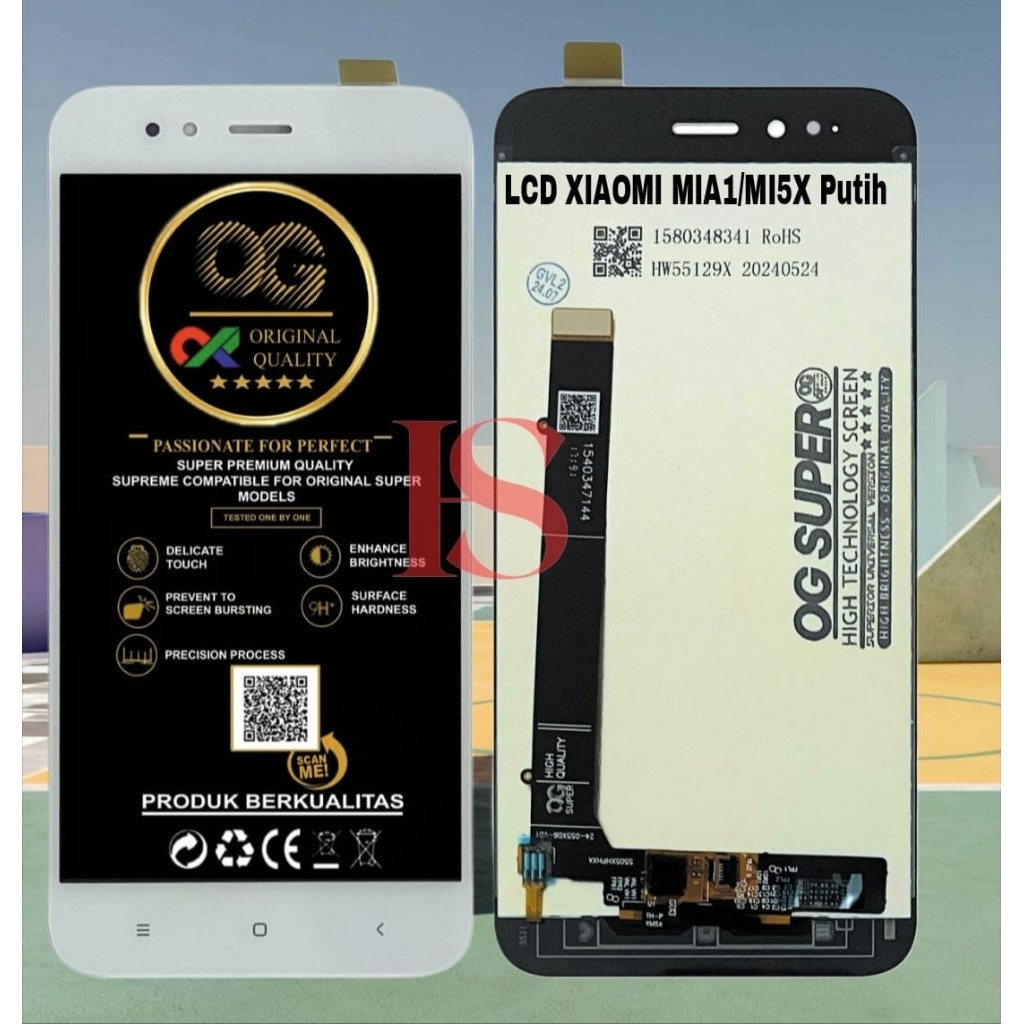 LCD XIAOMI MIA1LCD FULLSET TOUCH SCREEN XIAOMI MIA1/MI5X ORIGINAL
