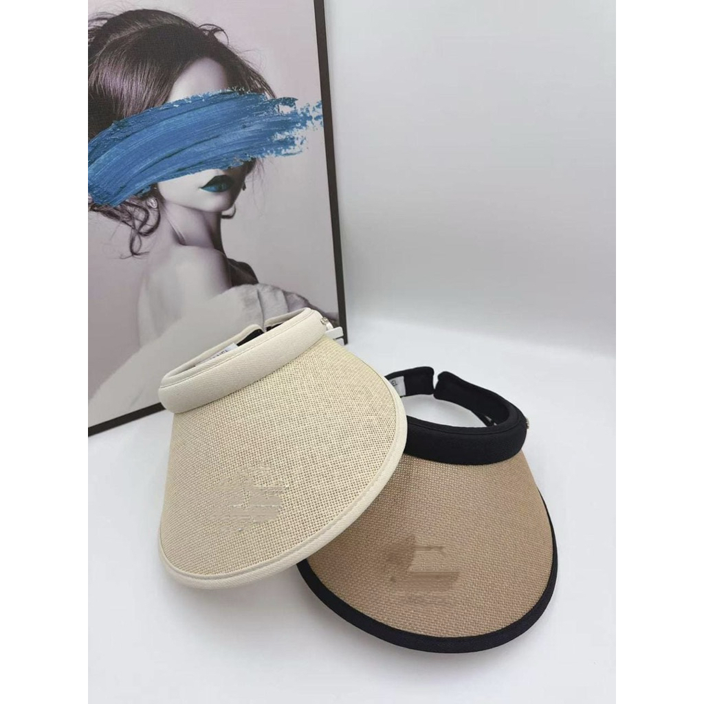 Topi visor bando/Topi Pantai bando + FREE PACKING BOX