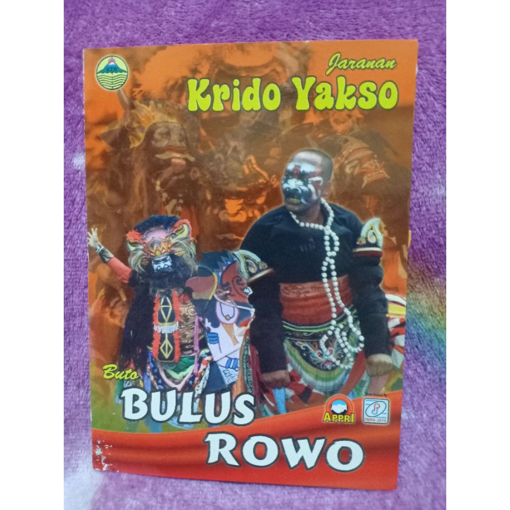 VCD JARANAN KRIDO YAKSO BUTO BULUS ROWO