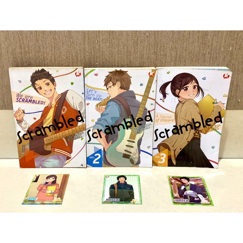 SET C - Bertanda tangan Komik Koloni Scrambled eggs and 1,2,3 Sete
