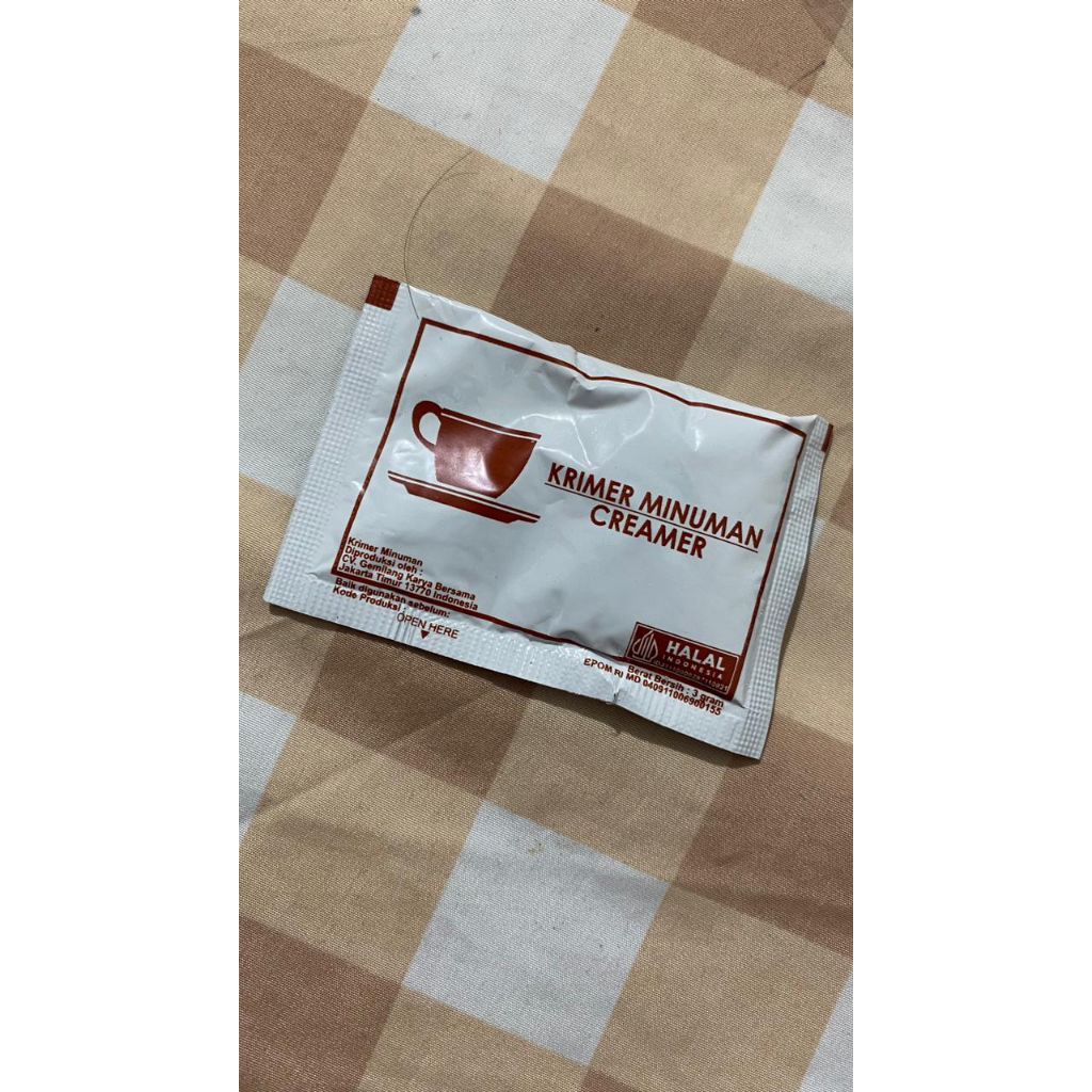 

creamer 3 GR isi 250 pcs