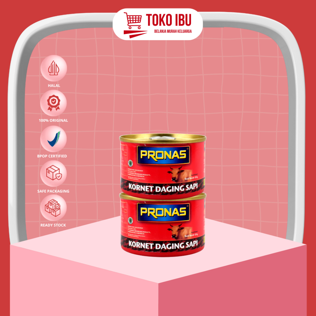 

Pronas Kornet Daging Sapi 120gr