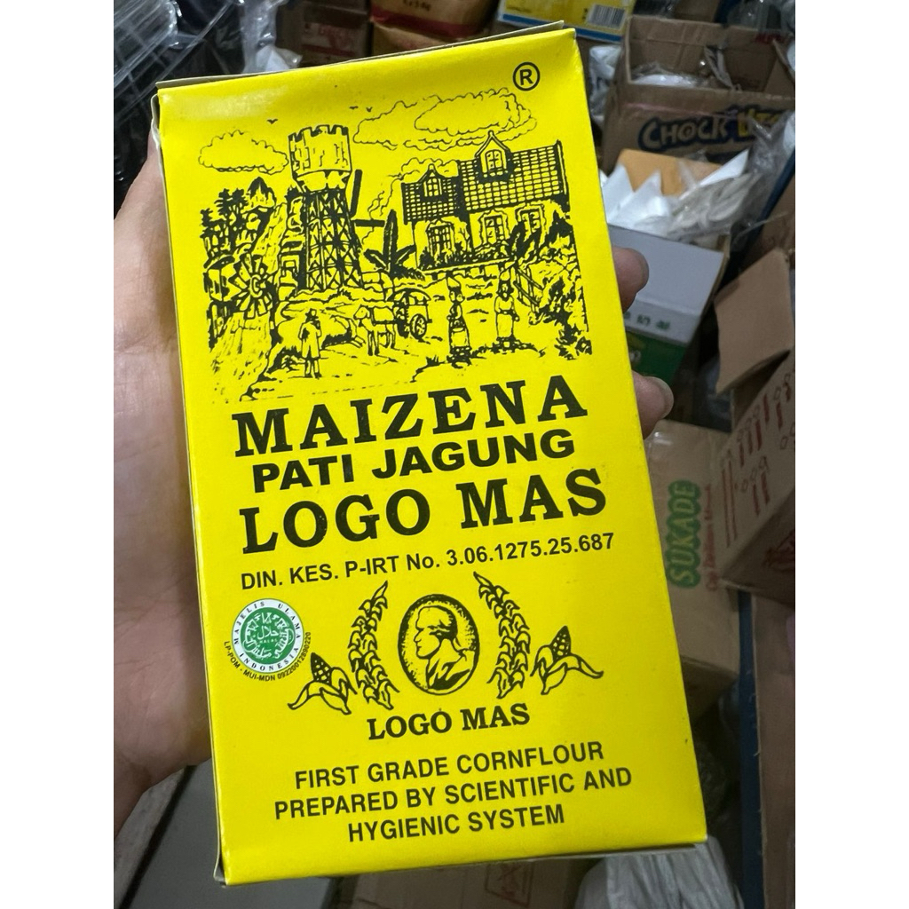 Tepung Maizena (100 gr ) Tepung Jagung Logo Mas