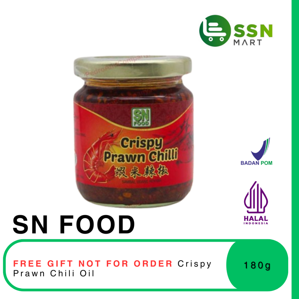

FREE GIFT NOT FOR ORDER SSNMart SN Food Crispy PRAWN Chili 180g