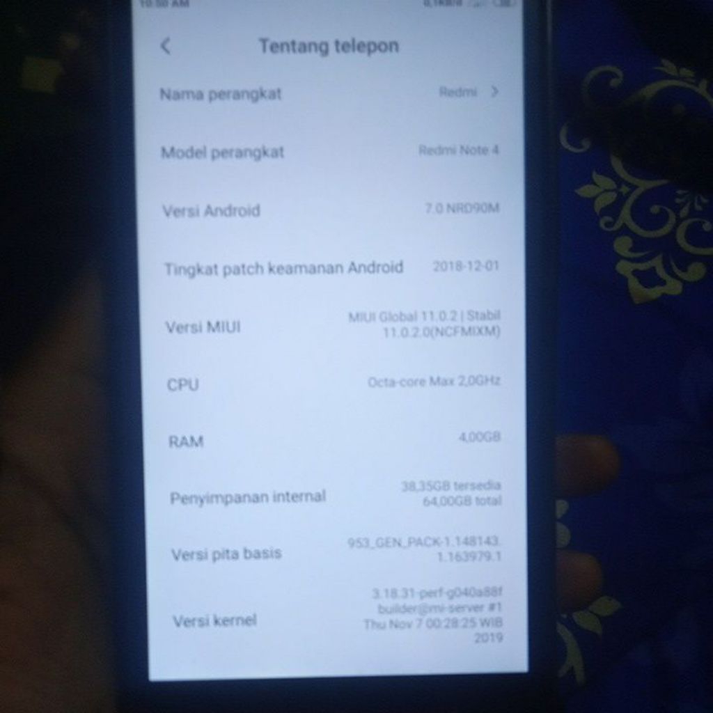 REDMI NOTE 4X SNAPDRAGON 4/64 GB