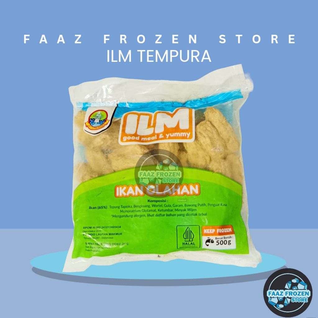 

Tempura panjang stik ILM ikan olahan 500 gram