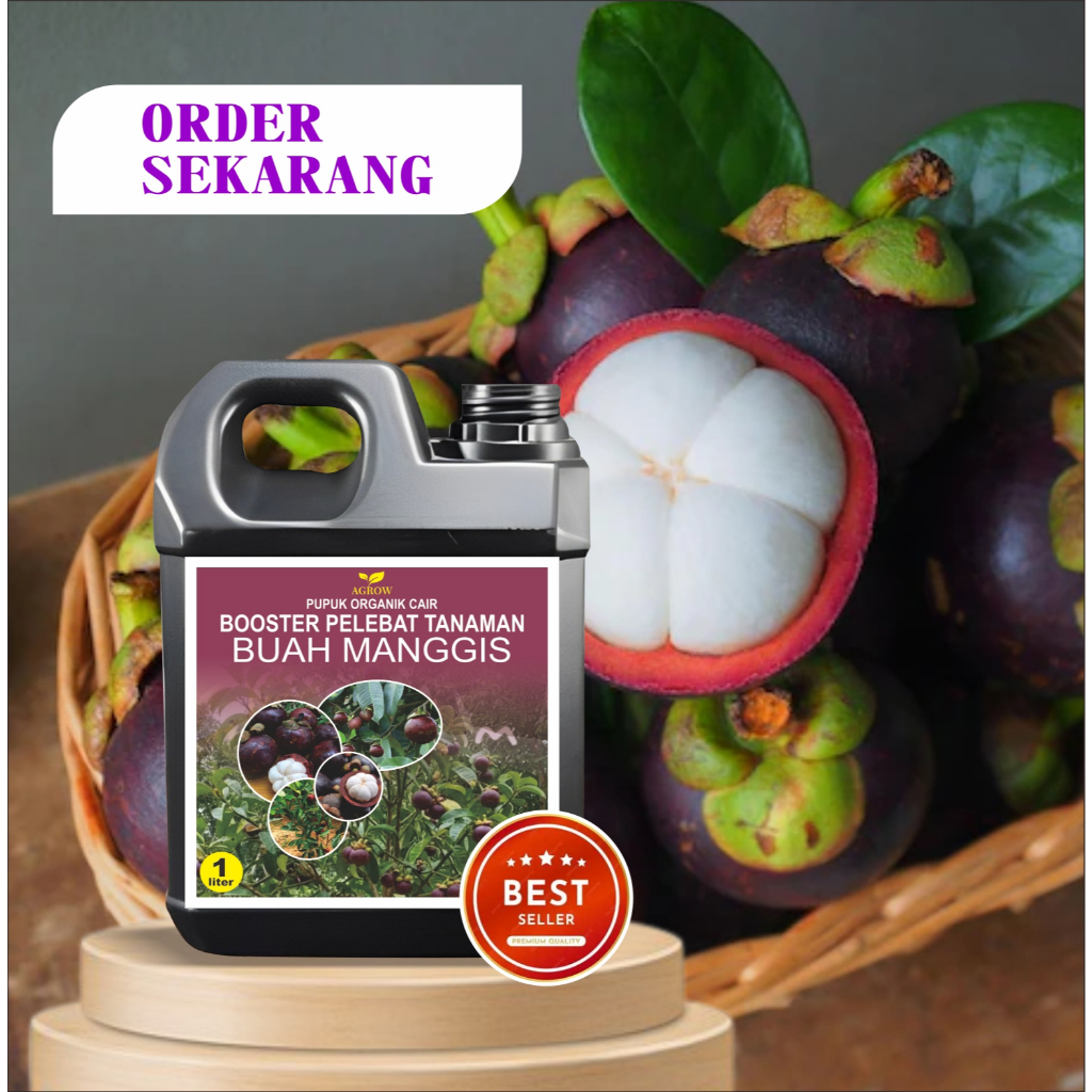 Pupuk booster buah manggis organik 1liter Pupuk Manggis Cepat Berbuah Panen Melimpah