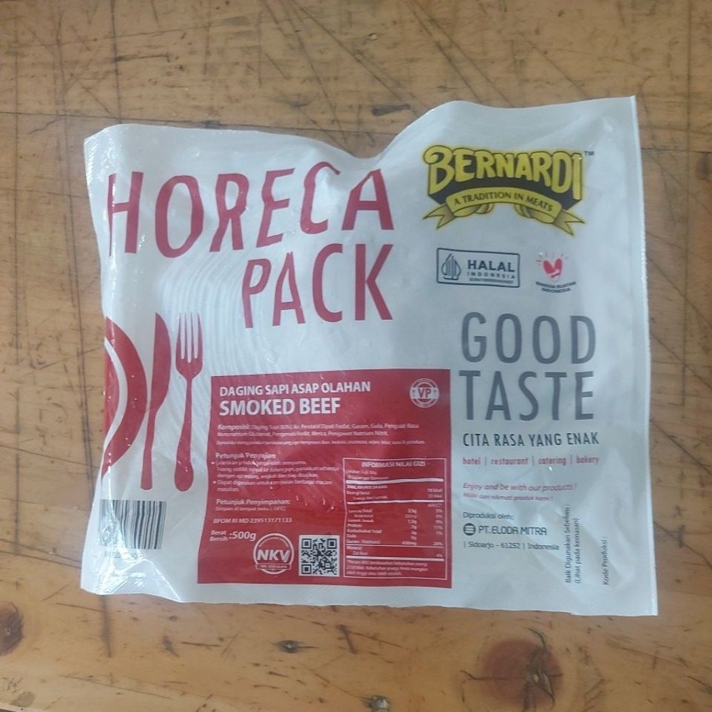 BERNARDI SMOKED BEEF HORECA 500GR