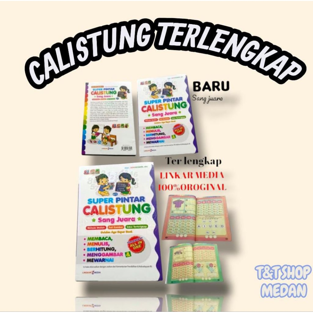 

T&T SHOP-BUKU CALISTUNG SET LENGKAP UNTUK ANAK