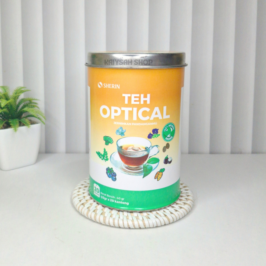 

Teh Optical Sherin 1 Kaleng - 100% Herbal Alami Untuk Kesehatan Mata