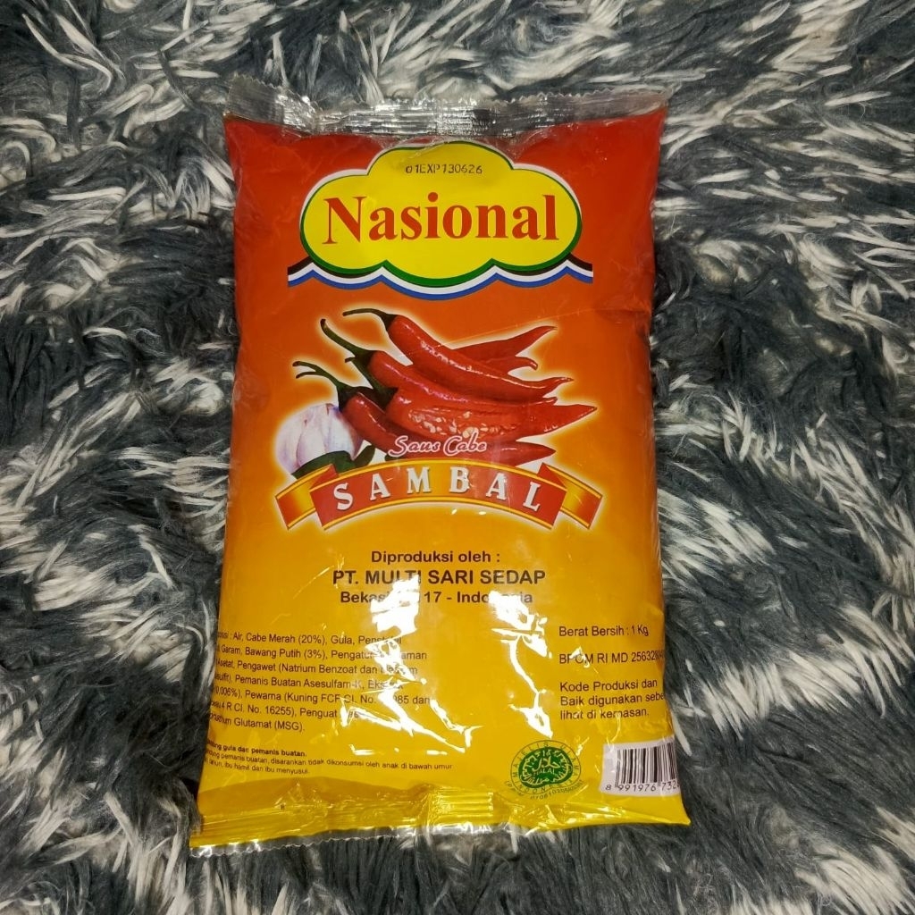 

Saos Nasional Gede | Saos Nasional bantal pouch 1kg